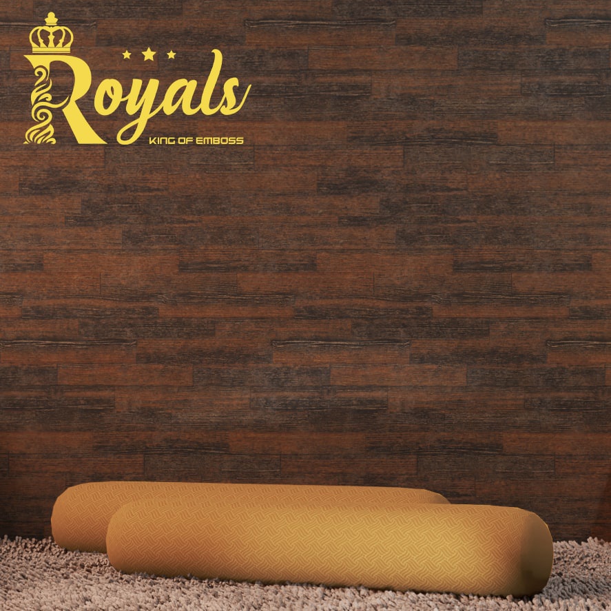 Royals Sprei Jacquard Emboss Uk 160/180 - Coklat