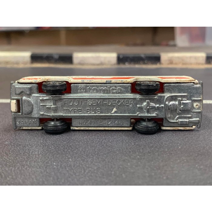 Vintage Tomica 41 Fuji Semi-Decker Type Bus Made in Japan No Box