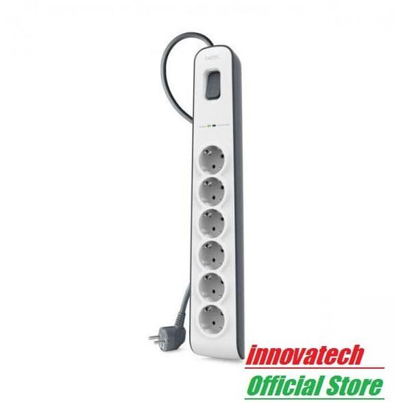 Belkin BSV603VF2M Surge Protector Colokan listrik anti petir 6 outlet