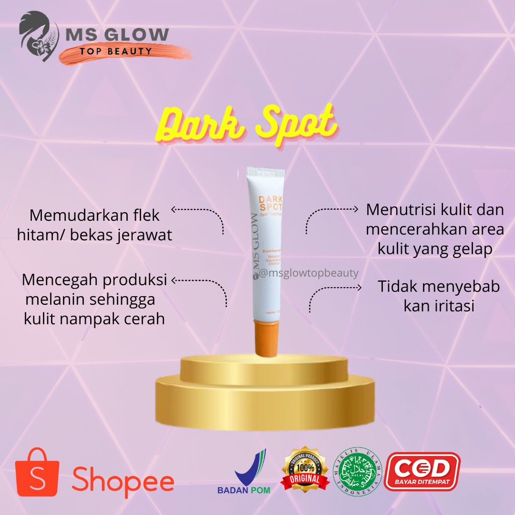 MS GLOW Spot Treatment Solution Dark Spot MS GLOW Flek Hitam