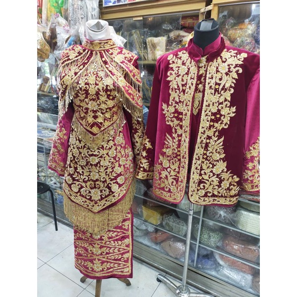 baju pengantin adat minang padang