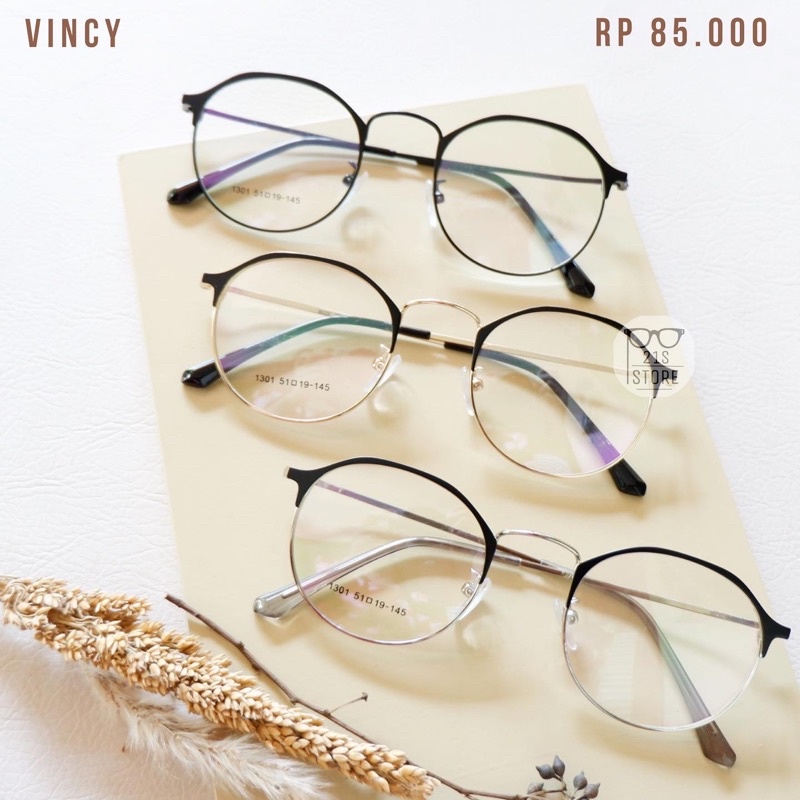 Vincy (1301) kacamata premium korea