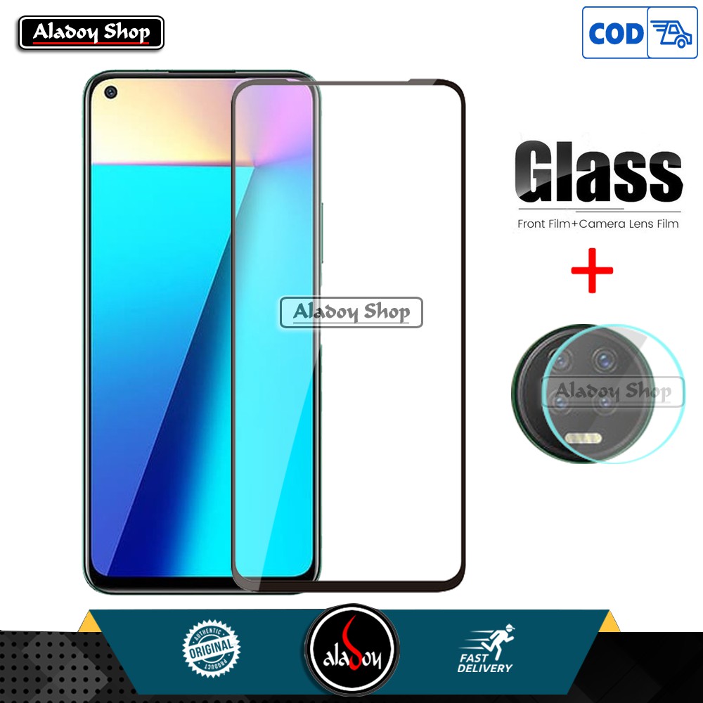 PAKET Tempered Glass Layar dan Tempered Glass Camera Lens