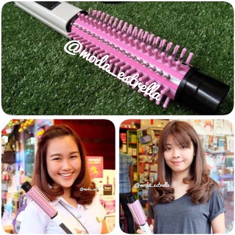 CATOK SISIR brush pink 2in1 MULTIFUNGSI /CATOK LURUS BLOW CURLY/CATOK SONAR BRUSH HE-20/CATOK SISIR