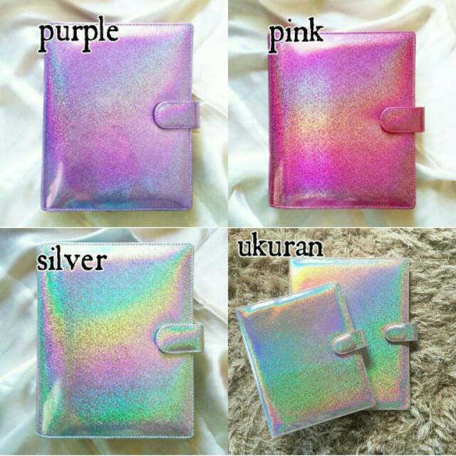 

Binder READY Hologram Glitter Exclusive FREE Isi 50lembar & Pulpen