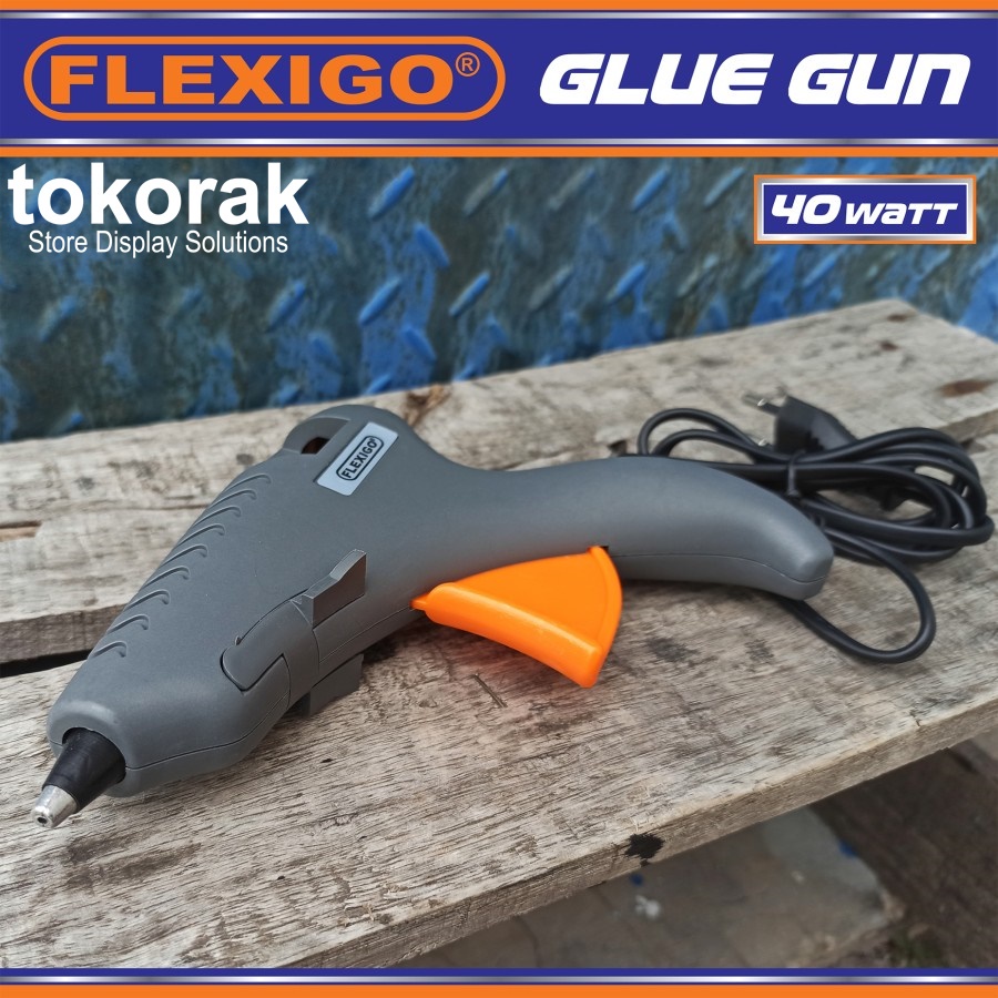 LEM TEMBAK GLUE GUN PRO 40 WATT FLEXIGO - LEM BAKAR