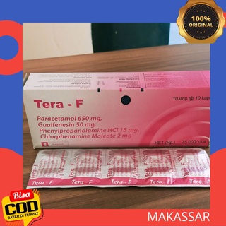 TERA F OBAT FLU&amp;BATUK PER STRIP 10 TABLET