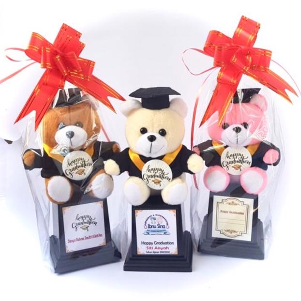Piala Boneka Wisuda Beruang - Boneka Bandung