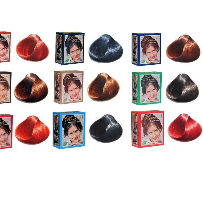 ✫ BOX HENNA EAGLES HERBUL SEMIR | Pewarna Rambut Halal Aman | Anabellashop ♦