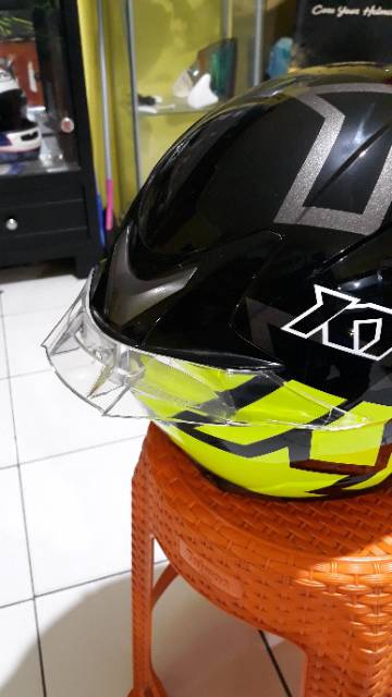 Spoiler KYT Vendetta 2 3D / Spoiler Helm Vendetta2 3D ala GPR Clear