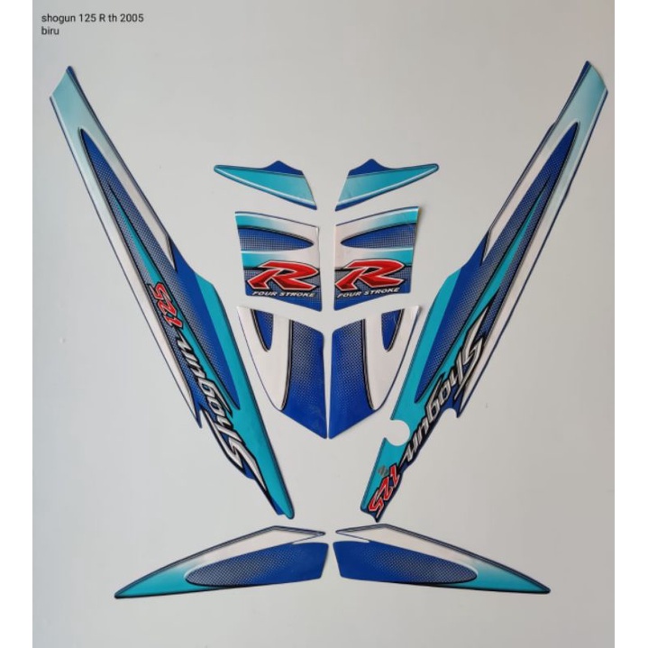 STRIPING SHOGUN 125 R 2005 BIRU