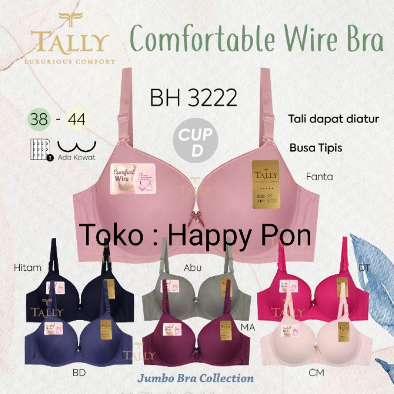 Bra BH big size cup D merk Tally 3222