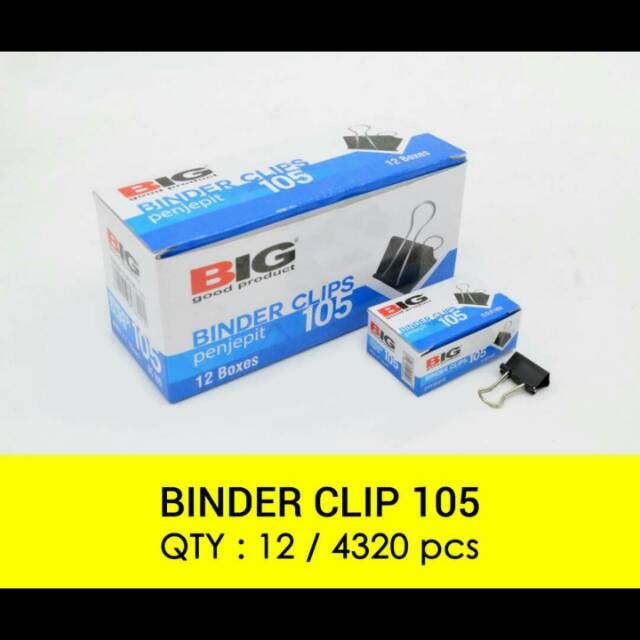 

Binder clip BIG 105