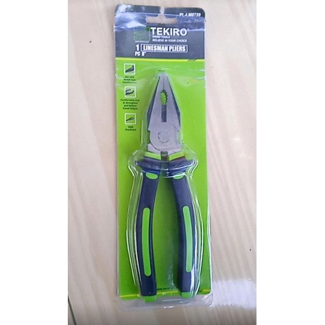 Tang kombinasi Merk tekiro 8&quot; inch / linesman pliers