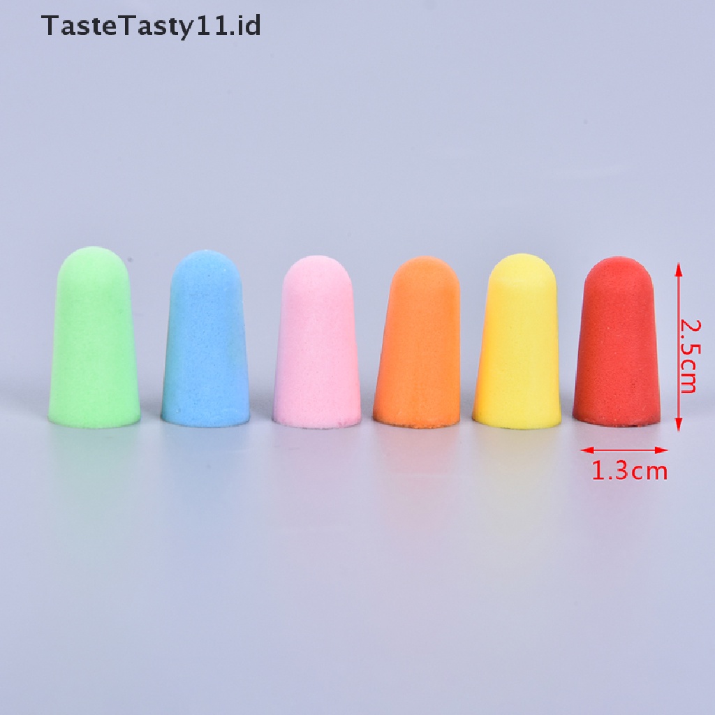 (TasteTasty) 5 Pasang Earplug Busa Peredam Suara Anti Bising Untuk Renang / Tidur