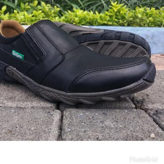 ➧ Sepatu kickers casual pria kulit asli ✧