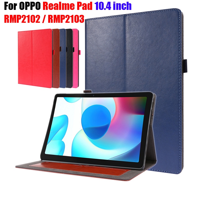Flip Case Magnetik Bahan Kulit PU Premium Untuk OPPO Realme Pad 10.4 inch RMP2102 RMP2103