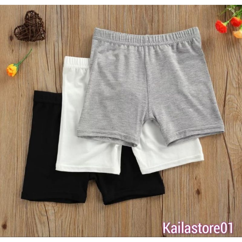 Celana Legging Shot Anak Bahan Spandex / ALLSIZE