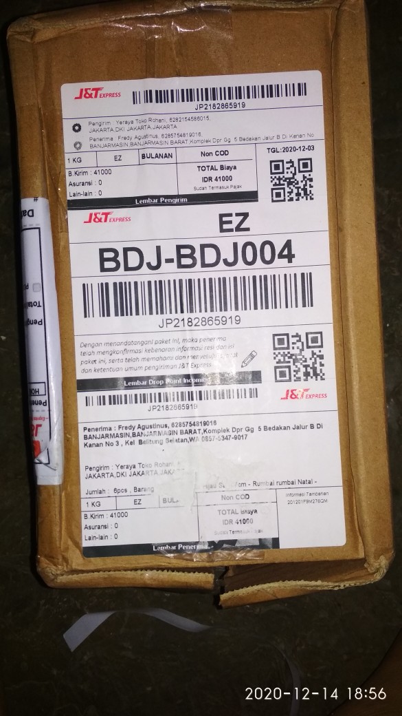 Hiasan Slinger Hijau Salju 7cm - Rumbai Rumbai Natal - Hiasan Pohon Natal - Tinsel Natal