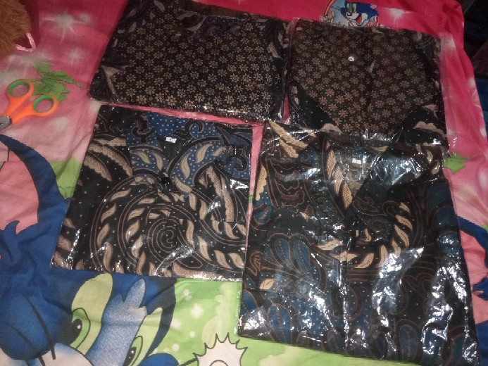 Bisa Pisah//batik Couple Keluarga - Sania Ruffle Batik Couple Garansi Termurah Shopee- Couple Jazzy