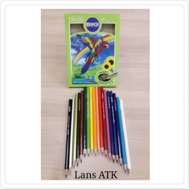 

Promo Pensil Warna BIG 18 Color