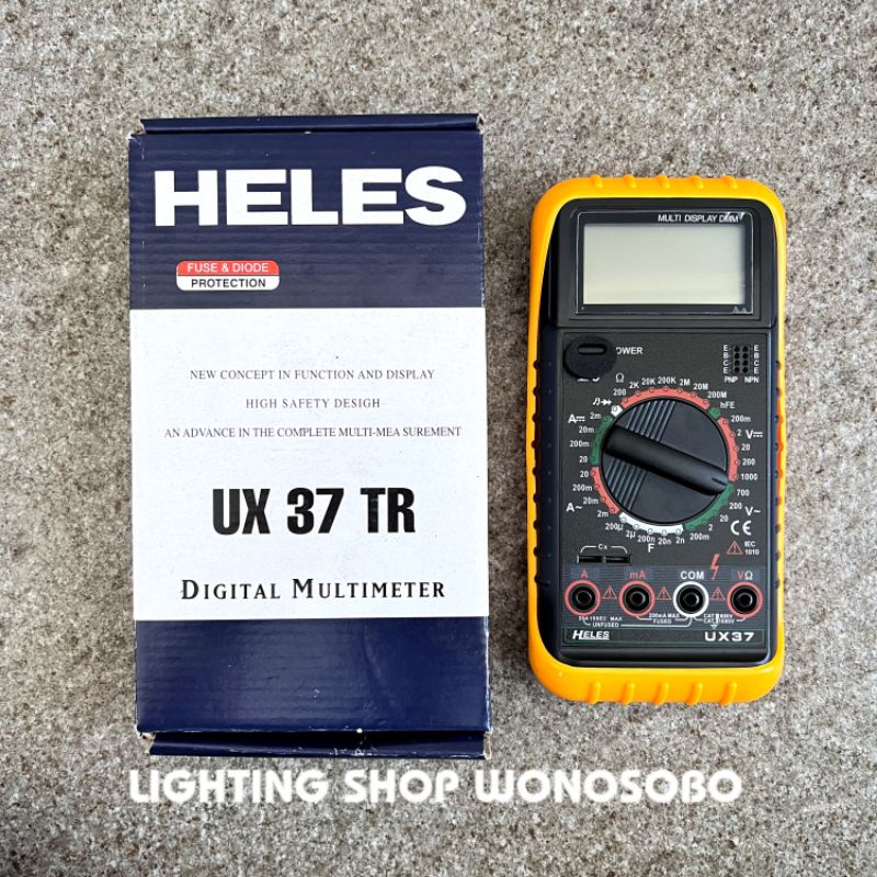 MULTITESTER DIGITAL HELES UX 37 TR AVOMETER DIGITAL