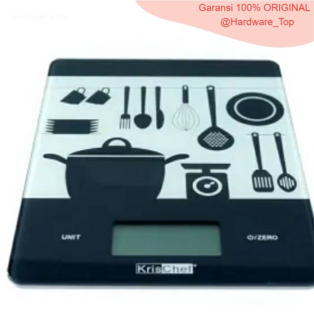 Krischef timbangan dapur digital 5 kg