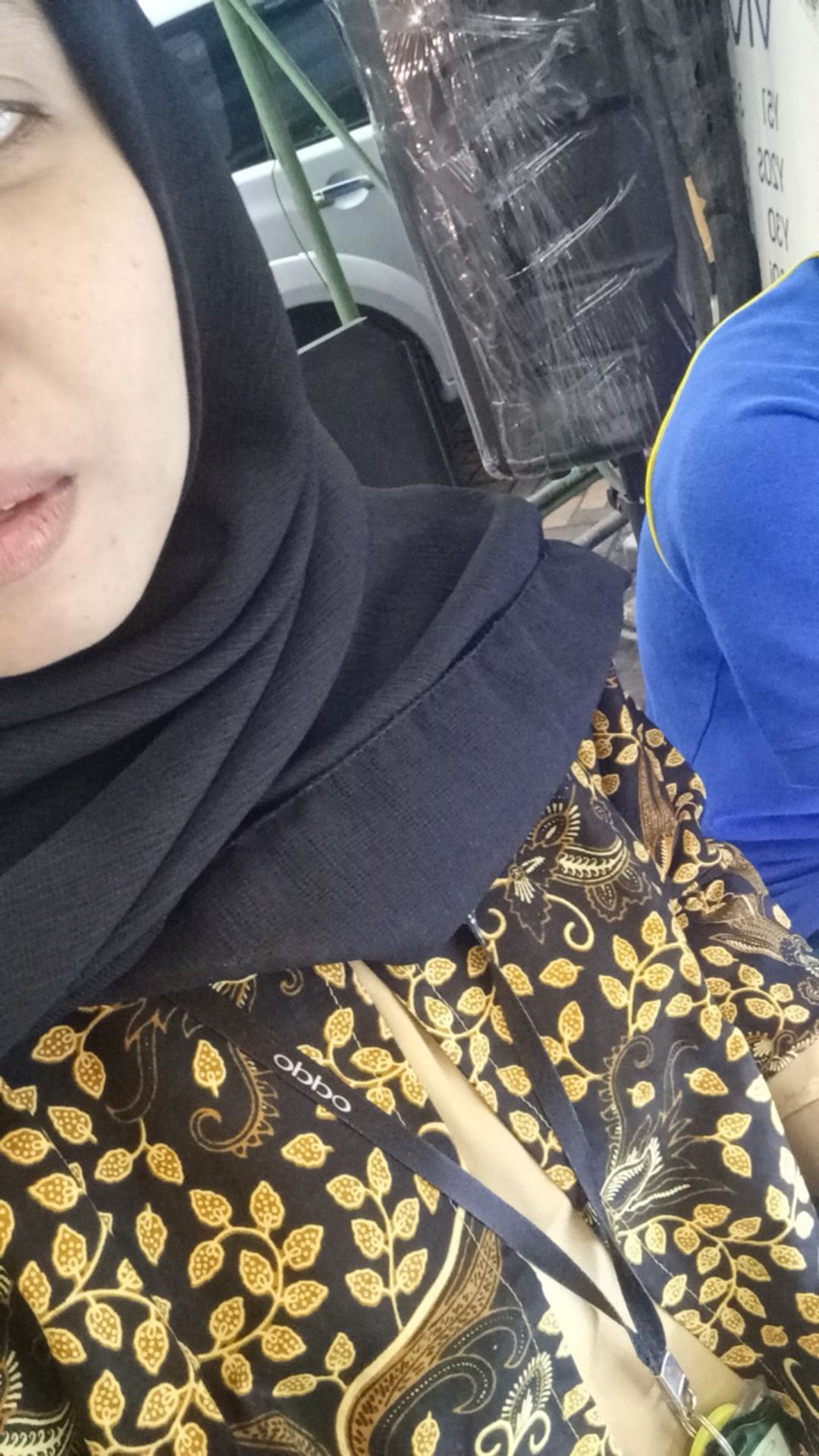 Tey-17 Batik Wanita Asj Sa Hrb026 Kenongo Kemeja Tosca Pendek