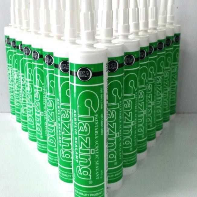 

Limited!!.!!164LI Glazing Acrylic Sealant 450gram /Lem Glazing Acrylic Sealant Paintable - WHITE