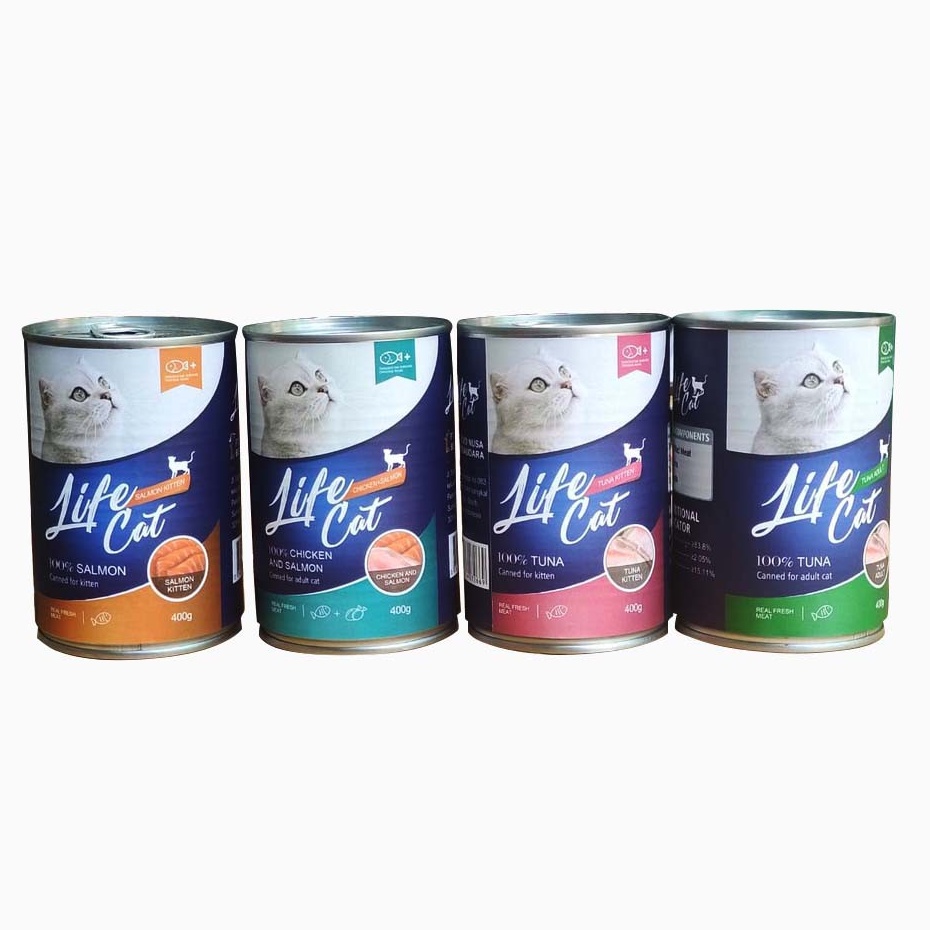 PH.Medan Makanan Basah Life Cat Kaleng Adult/Kitten 400gr