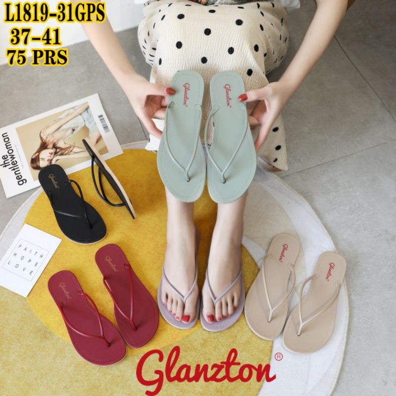 Sendal Jepit Jelly Tali Tipis Glanzton L1819-31