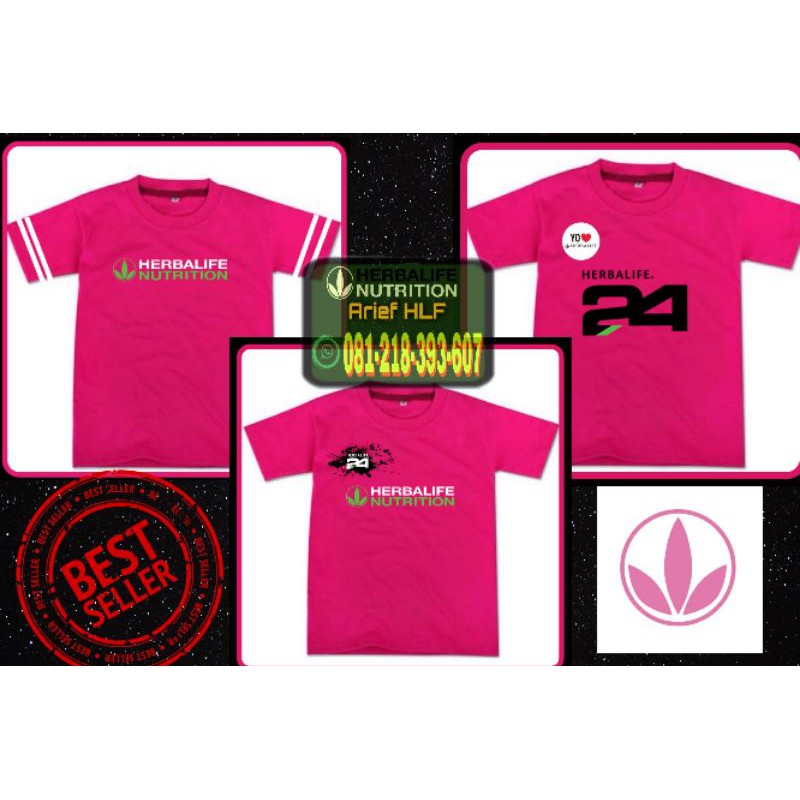 SALE BAJU HERBALIFE PINK FANTA