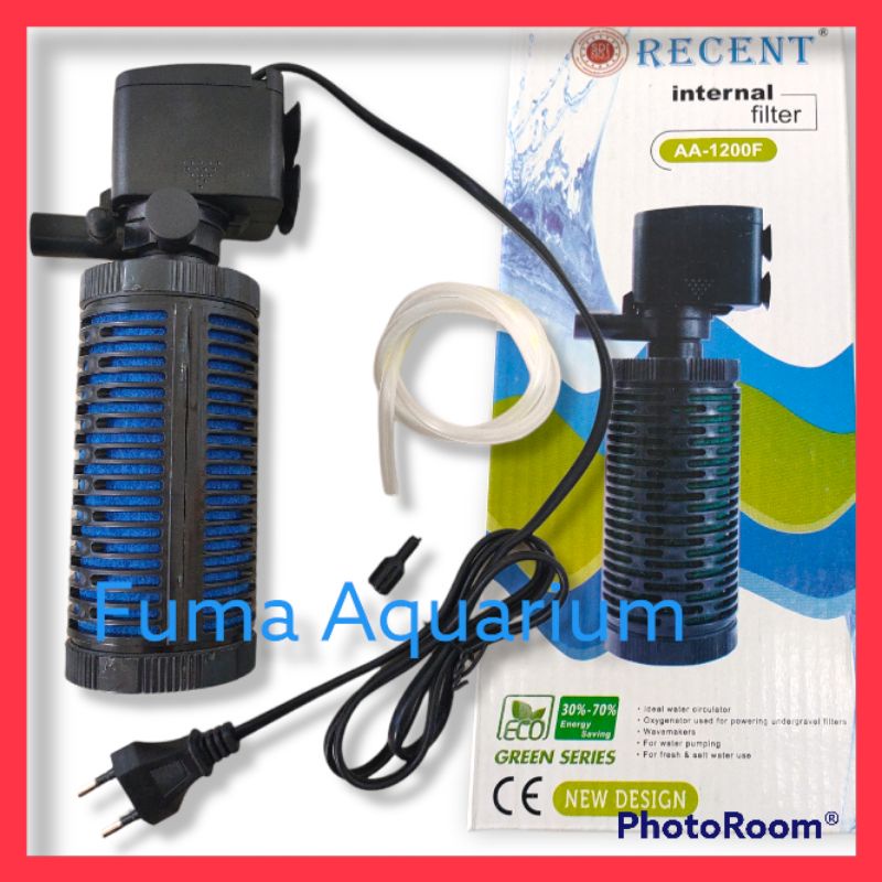 Pompa Aquarium Recent AA-1200F RC AA 1200F Internal Filter Akuarium Aquascape 7 watt Submersible Pump Power Head