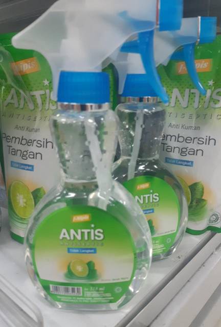 antis botol spray 318ml/ refill 300ml