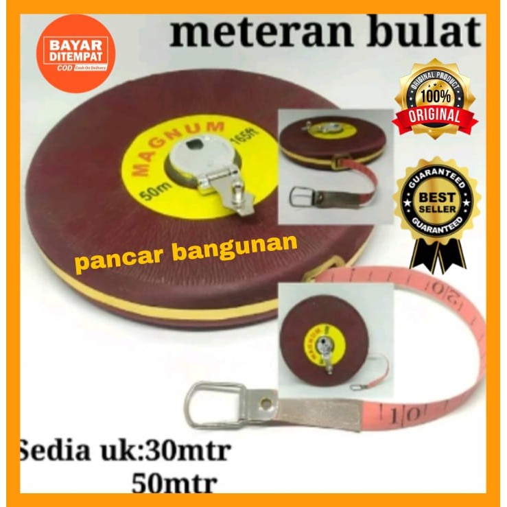 METERAN BULAT MAGNUM 30M - METERAN BULAT 30M - METERAN ROLL - METERAN TANAH - METERAN BULAT