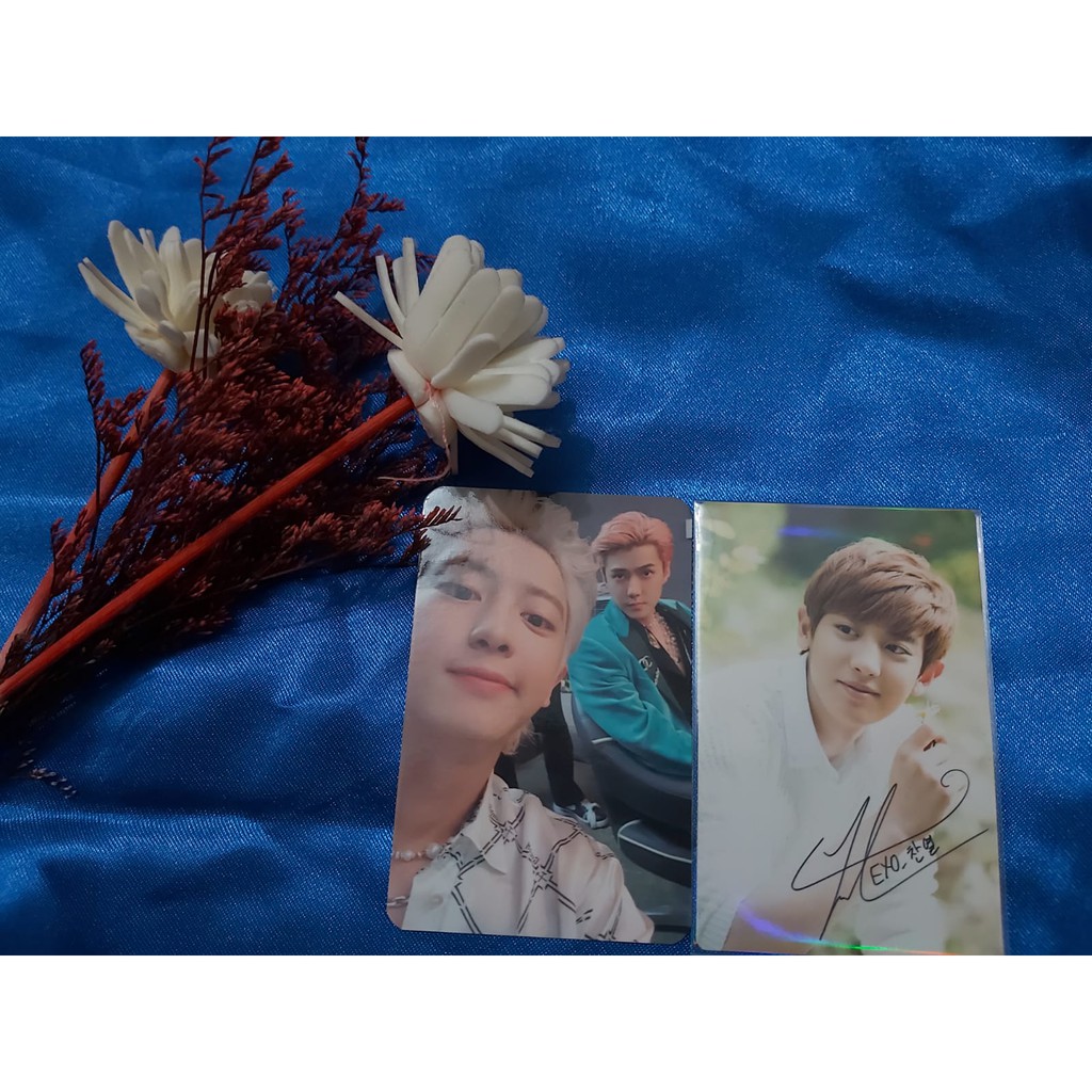 Photocard EXO SC Chanyeol EXO rare 1 Billion Views 1BV Kihno Nature Republic photocard