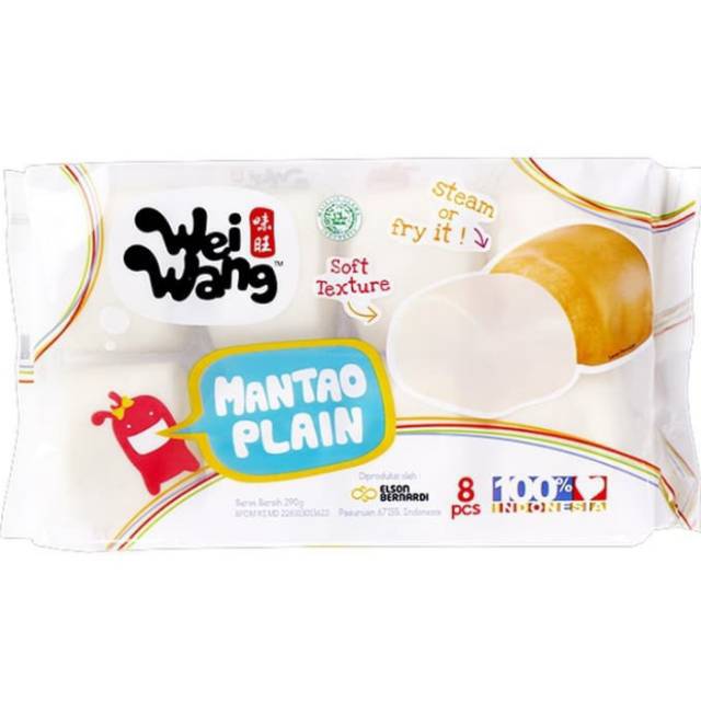 

Wei Wang Mantao Plain isi 8 pcs