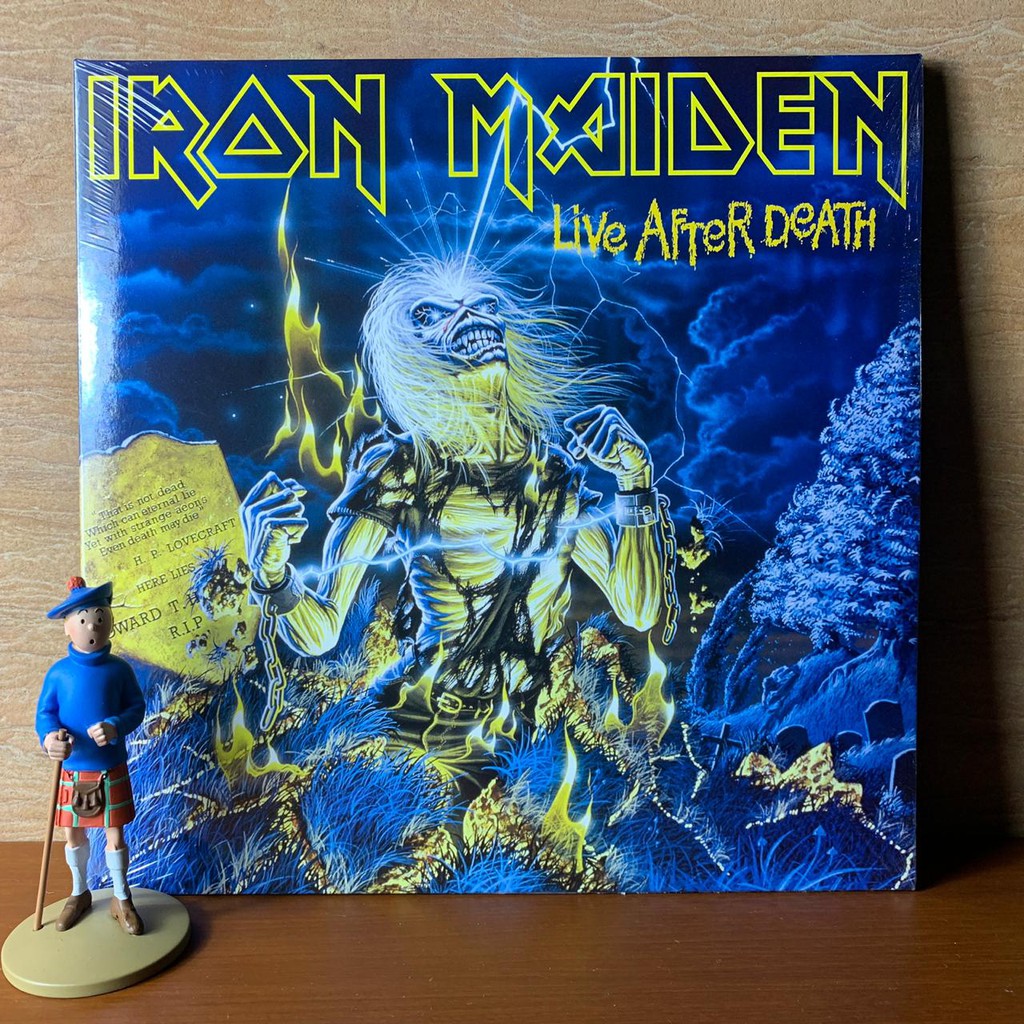 PIRINGAN HITAM / VINYL IRON MAIDEN - LIFE AFTER DEATH
