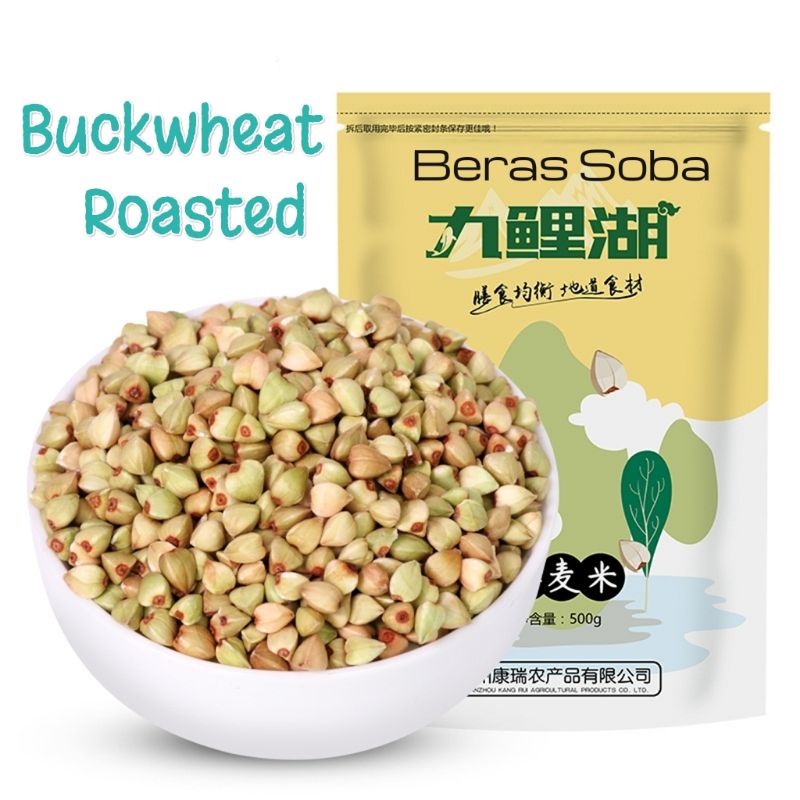 

Buckwheat Roasted 500g Beras Soba organik qiao mai mi 荞麦米