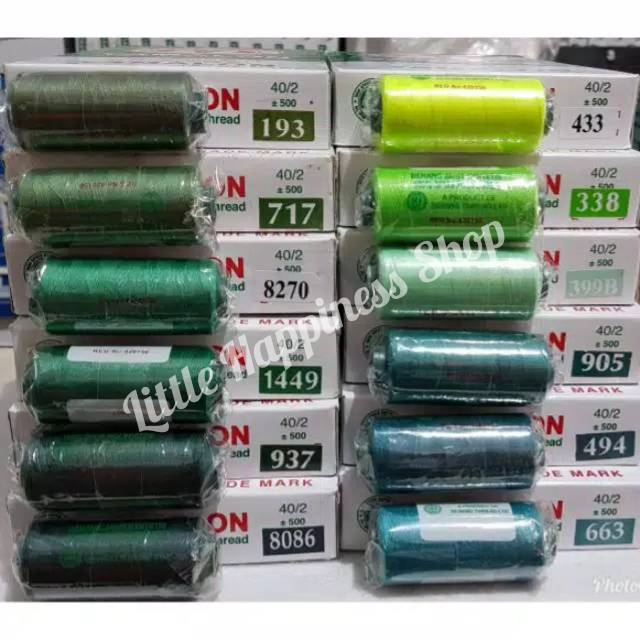 Benang Jahit Yamalon Varian Hijau