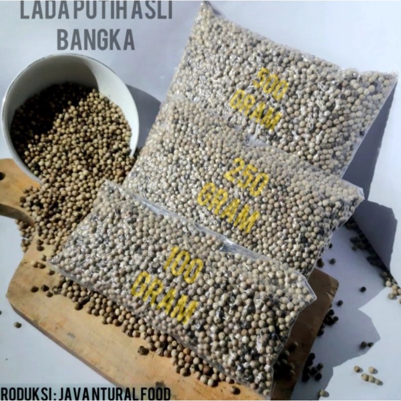 

Lada Putih Asli Bangka 500 gram (100% Asli)