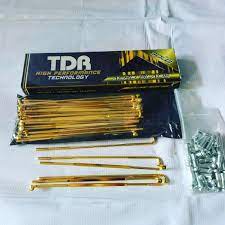 RUJI JARI JARI AERO BLADE GOLD GEPENG ORIGINAL TDR RACING PNP VELG JARI JARI