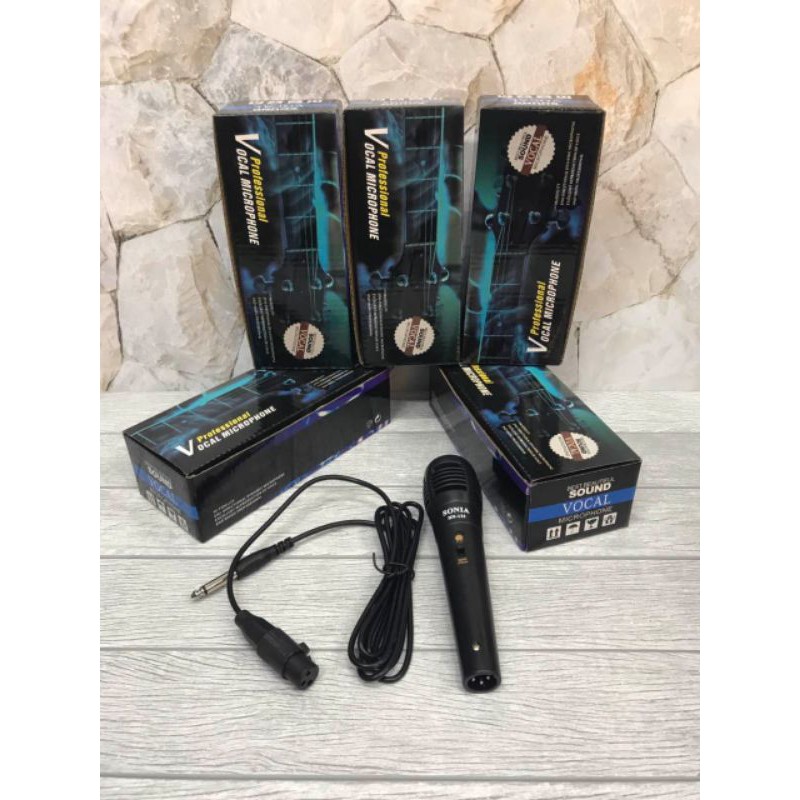 MIC MICROFON SONIA PROFESIONAL VOCAL MICROFON mirip homic hm138