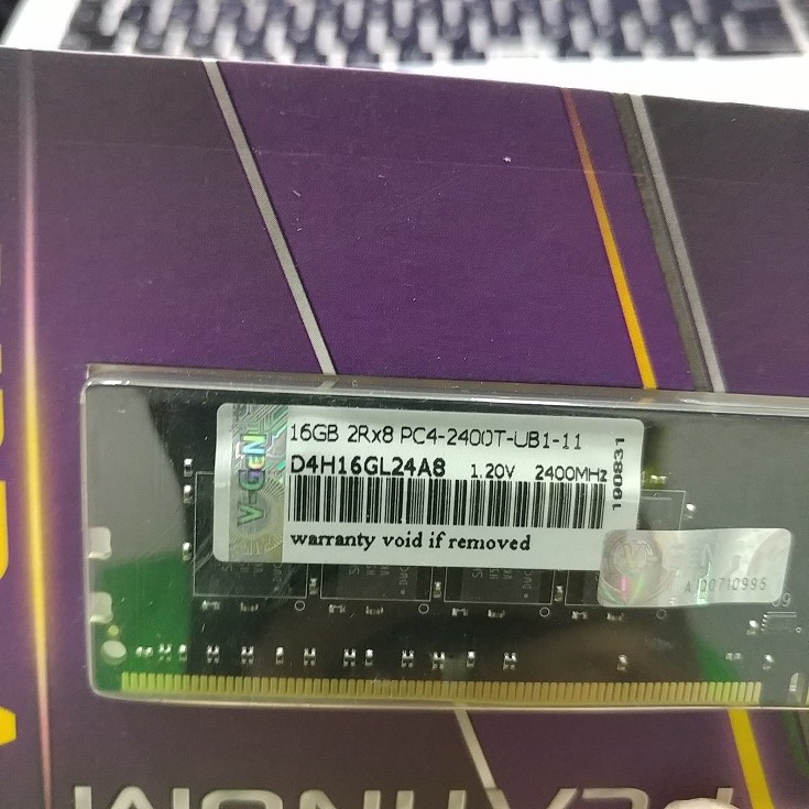 Dimm V-Gen Vgen Platinum 16GB DDR4 2400