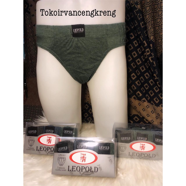 Celana Dalam Pria Leopold | per3pcs Leopold Mika