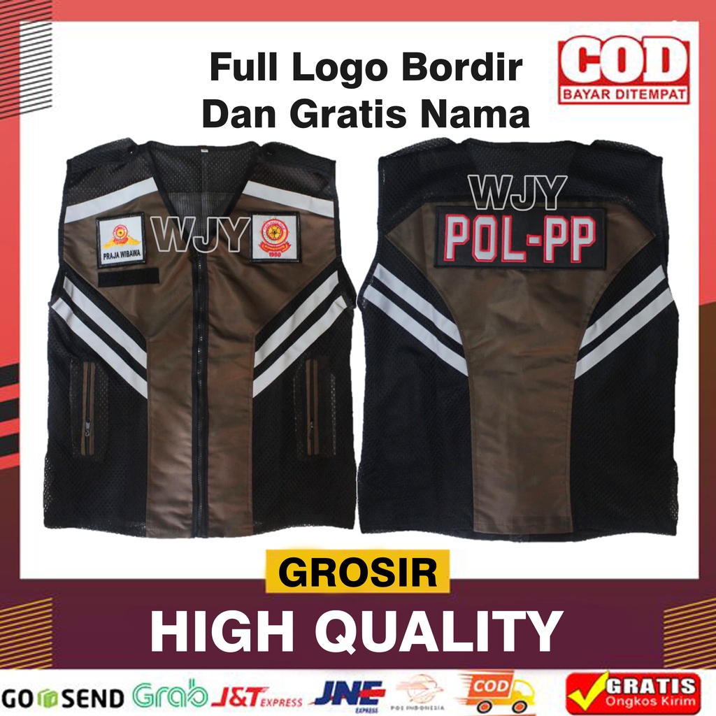 ROMPI SATPOL PP JALA TASLAN ROMPI TASLAN JARING LOGO POL PP