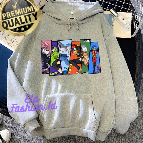 Hoodie Hoddie Anime manga Avengers Langa Sk8 The Infinity Skateboard Reki kyan Miya Cherry Adam Cewe