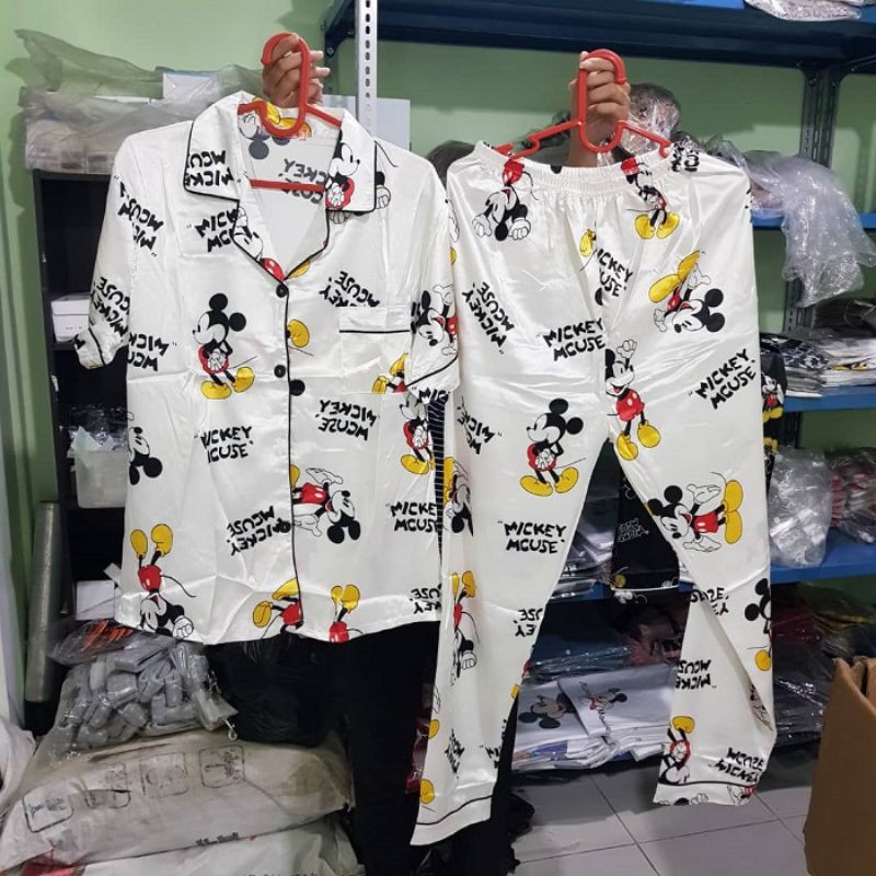 COD ✔️ BAJU TIDUR SET MICKEY / BAJU SET IMPOR MICKEY