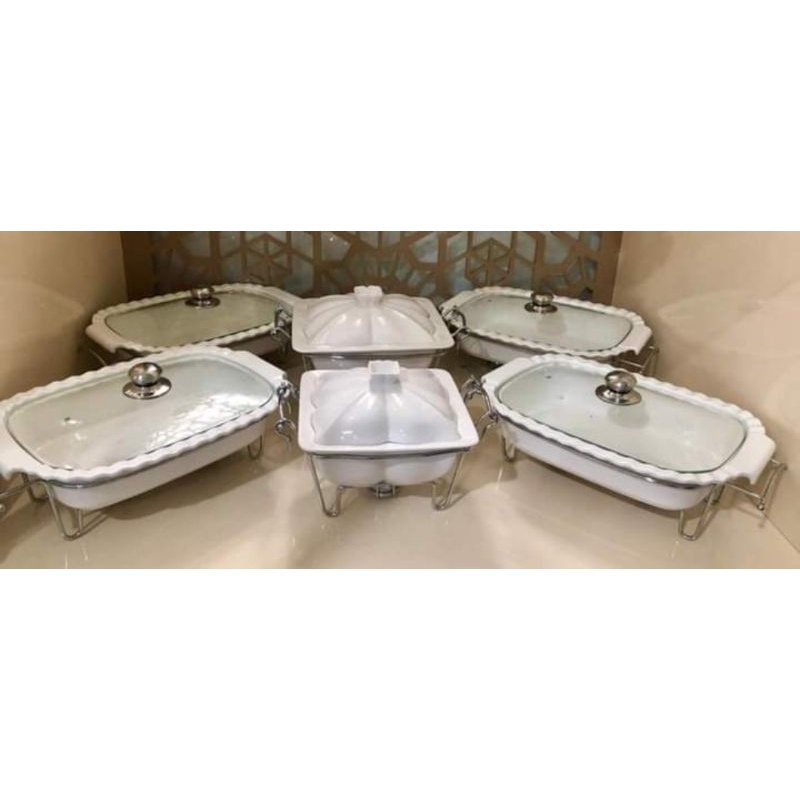 prasmanan putih polos keramik FREE PAKING KAYU