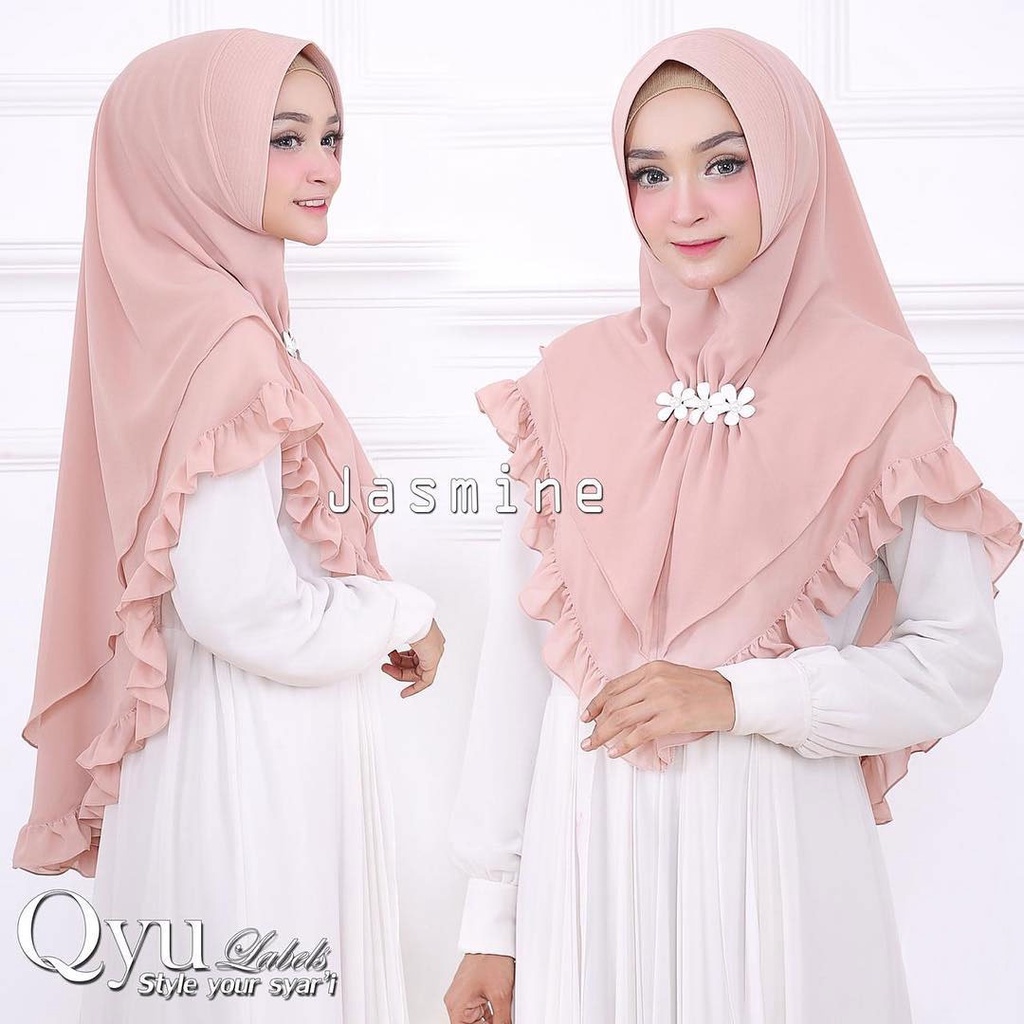 KHIMAR NABILLA JASMINE BERGO INSTAN DOUBLE LAYER SIFON HIJAB SYARI-2